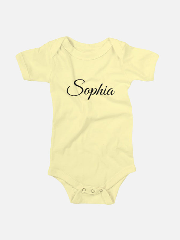 Customized Name Baby Onesies (Style 5)