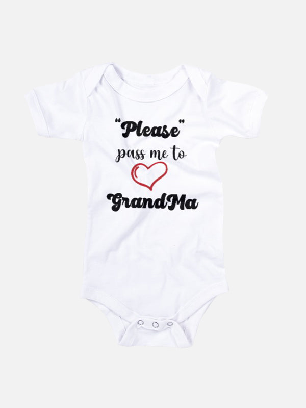 "Please" pass me to ♡ Grandma Baby Onesies