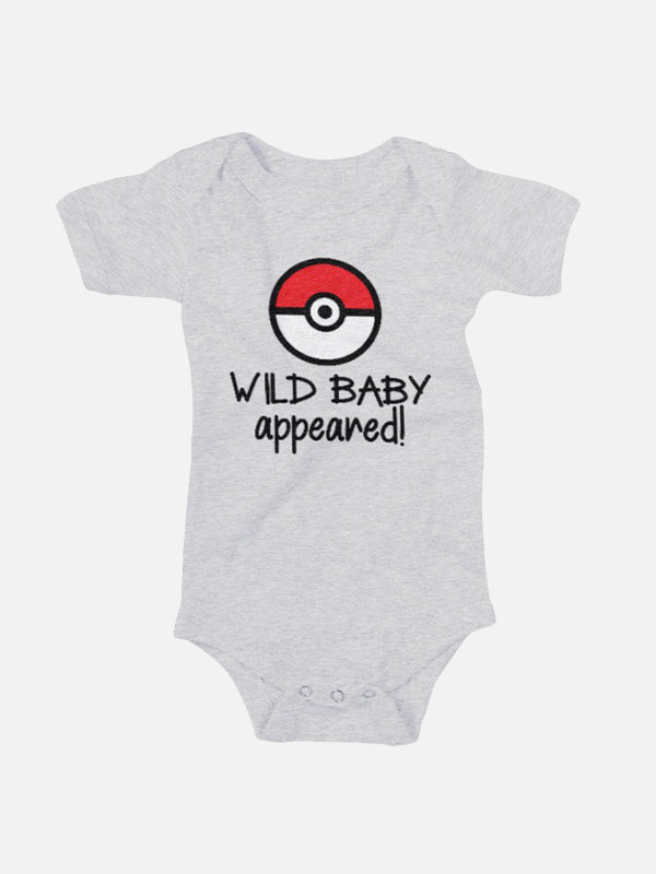 Wild Baby Appeared - Rabbit Skins Infant Bodysuit (Onesies)