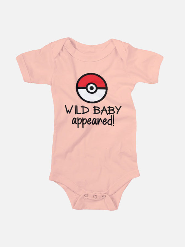 Wild Baby Appeared - Rabbit Skins Infant Bodysuit (Onesies)